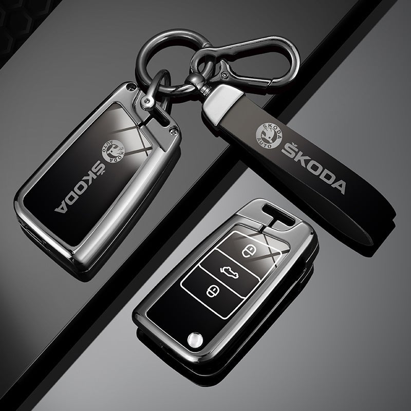 2025 Skoda Octavia Key Set All-Inclusive Lacquer Edition 23 Car Buckle Men'S And Women'S Decorative Shell Pendant For - Image 4